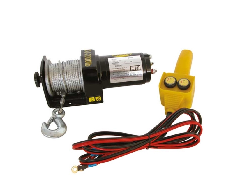 Elektrisk vinsch 12v 1000kg 1000kg 15mtr | Bilvård & Biltillbehör - Utvändiga utrustning för bilar - Övriga | GameStuff