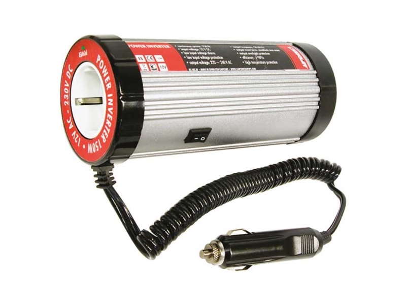 Inverterare 12v-230 V 150w | Bilvård & Biltillbehör - Bilens Interiörutrustning - HiFi för bilar - Hifi Tillbehör | GameStuff