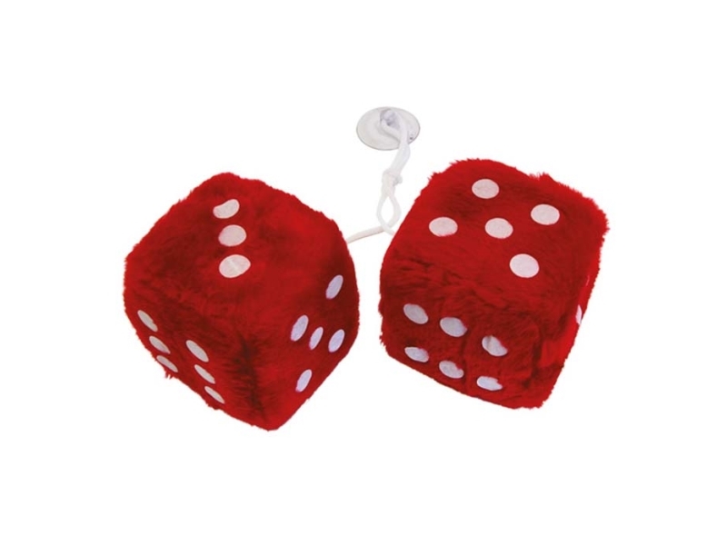 Terning 6x6 cm rød | Bilvård & Biltillbehör - Bilens Interiörutrustning - Övriga | GameStuff