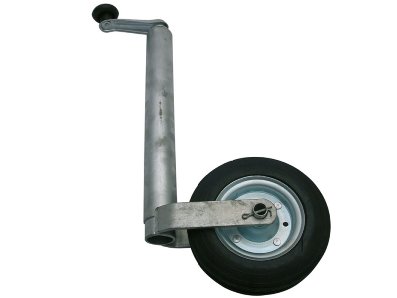 Støttehjul med massivt gummihjul | Bilvård & Biltillbehör - Transportutrustning - Släpvagn Utrustning | GameStuff
