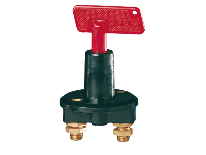 Hovedstrømsafbryder med nøgle