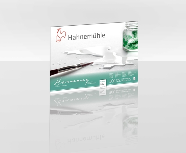 Hahnemühle Harmony Aquarell A4 satin 12 ark 300 g | Skola & Hobby - Konstmaterial - Papper | GameStuff
