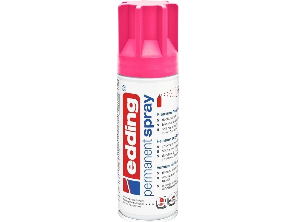 Edding 5200, 200 Ml, Pink, Matte, Sprühdose, Wetterfest
