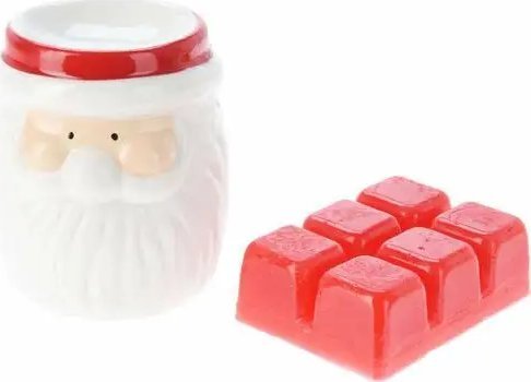 Home Styling Collection Eldstad i stengods med doftande vaxer, 8 cm | Eldstäder | GameStuff