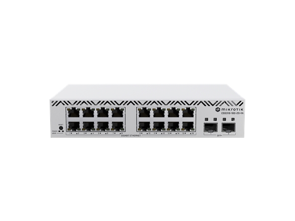 Net Switch 16Port 1000M 2Sfp+ Css318-16G-2S+In Mikrotik