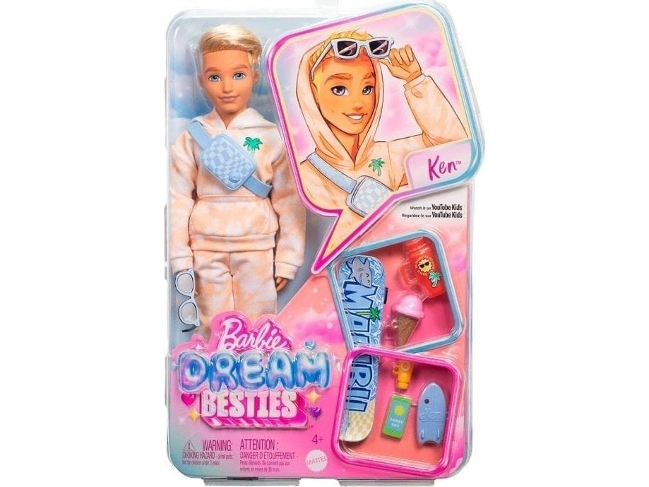 Barbie Dream Besties Ken Modepuppen-Set + Zubehör