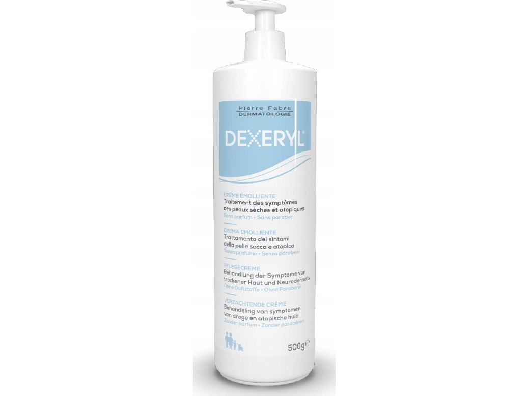Ducray Dexeryl Emollient Cream For Dry Skin 2X500g