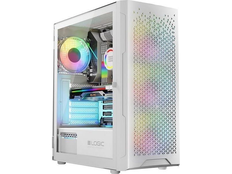 Logic Dart Pro Argb Midi Usb 3.0X2 Usb-Cx1 Weiss Computer Box