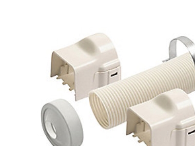 T110-H flexibel sats - 110x75 mm, vit RAL 9010 | Ventilation & Klimat - Värmepumpar - Tillbehör till värmepumpar | GameStuff