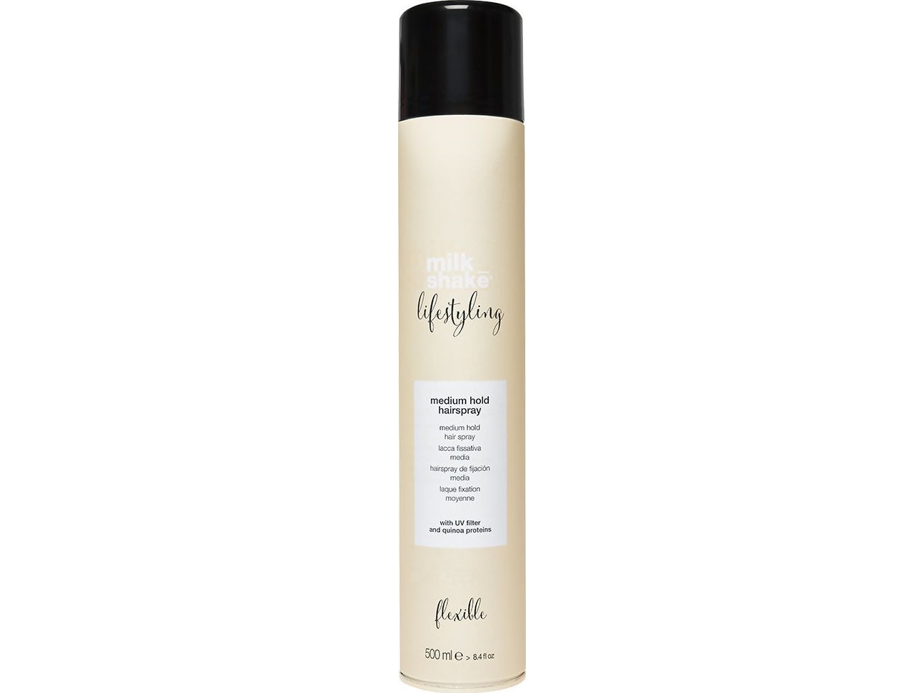 Milk Shake Vidutinės Fiksacijos Plaukų Lakas Milk Shake Lifestyling Medium Hold 500 Ml
