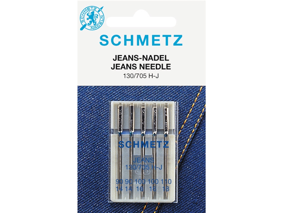 Necchi Aghi Jeans 90/110, Nadel, 5 Stück(E)