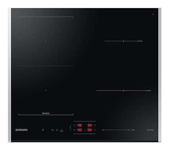 Samsung Nz64b5046jk, Schwarz, Integriert, 60 Cm, Zonen-Induktionskochfeld, Glas, 4 Zone(N)