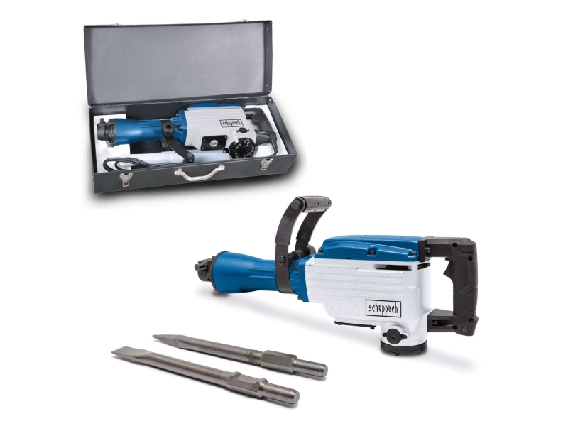 Scheppach AB1700, Svart, Blå, Vit, 50 J, 2000 IPM, AC, 1700 W, 230 V | Elverktyg - DIY - Elverktyg 230V - Borrhammare | GameStuff