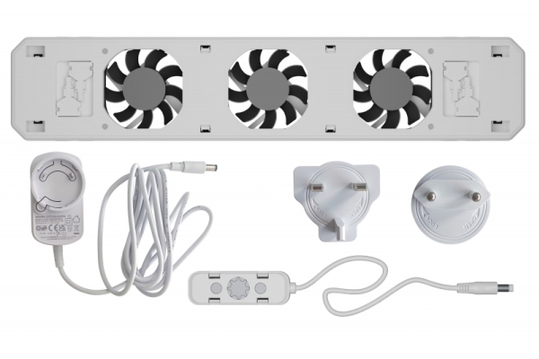 Technaxx TX-302, Vit, Fan, Fan, 1,8 m, 35 m³/h, 345 mm | N - A | GameStuff