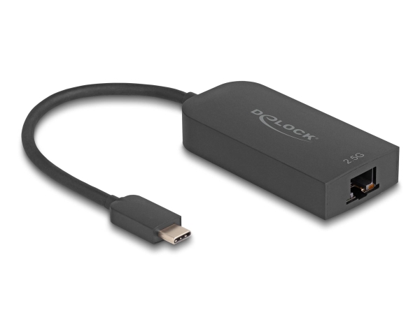 Delock - Netzwerkadapter - Usb 3.0 - 2.5Gbase-T - Schwarz