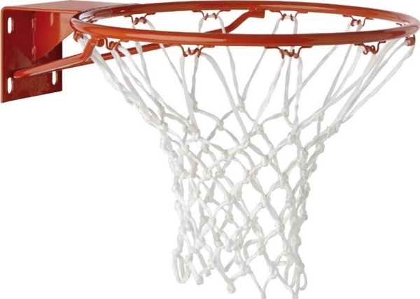 Tremblay net til basketball, PA, maske 6 mm (2 stk) hvid