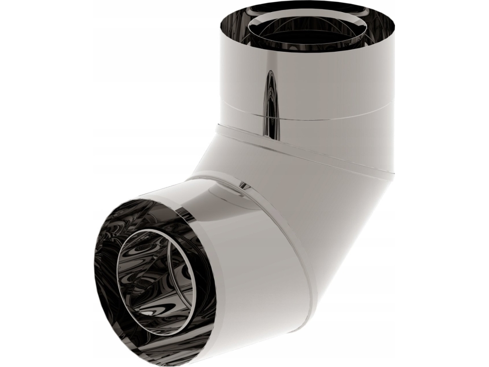 SpiroFlex 80/125 turbo double-walled elbow (n) 90 deg. | VVS Artiklar - Uppvärmning - Tillbehör | GameStuff