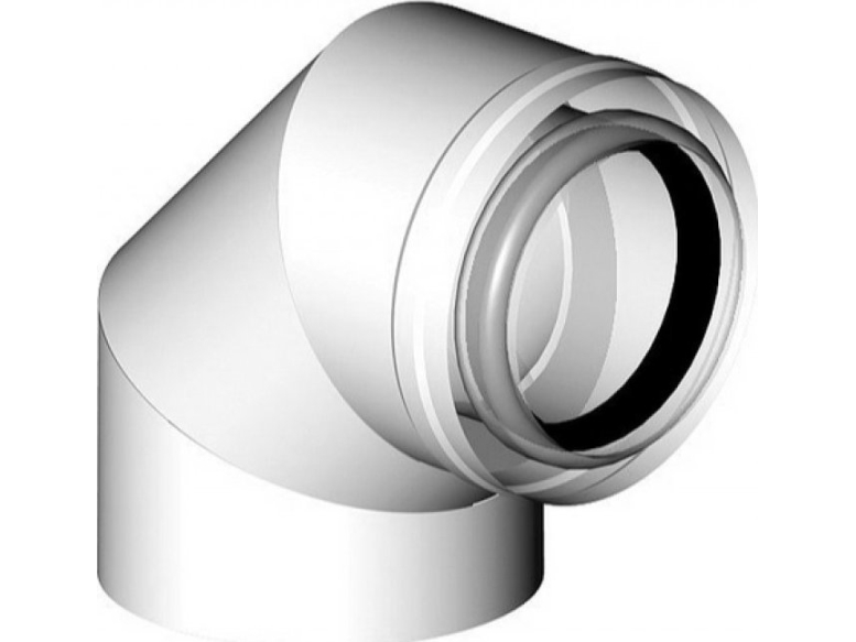 Almeva LIK 30° armbågar DN60/100 | Ventilation & Klimat - Uppvärmning - Skorstena | GameStuff