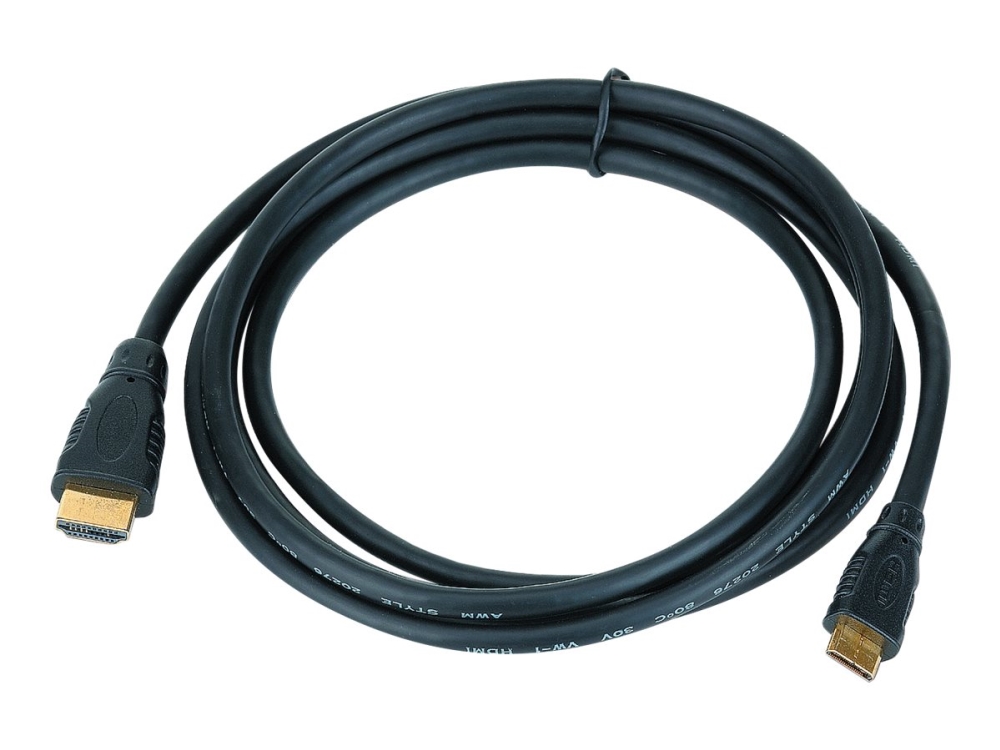 Cablexpert - Hdmi-Kabel Med Ethernet - 19 Pin Mini Hdmi Type C Han Til Hdmi Han - 3 M - 4K Support