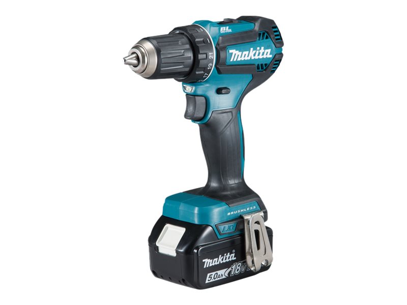 Akku-Bohrschrauber Makita Ddf485rtj + 2X Akku 18 V / 5,0 Ah