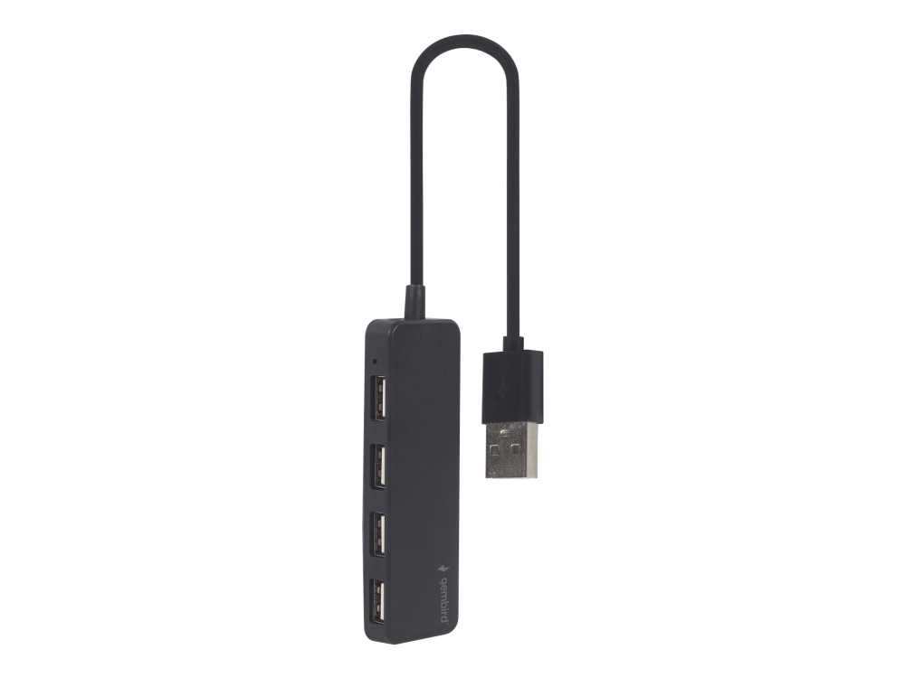 Gembird Uhb-Cm-U2p4-01, Usb 2.0 Type-C, Usb 2.0 Type-A, Schwarz, 0,3 M, Windows 10, Windows 11, Windows 8, 30 Mm