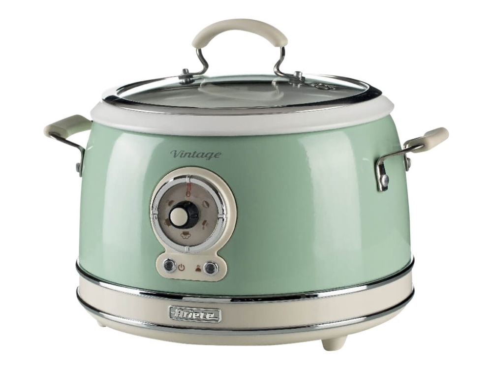 Ariete 00C290404ar0, Beige, Chrom, Grün, 3,5 L, 1,8 L, 24 H, Tasten, Drehregler, 1,2 M