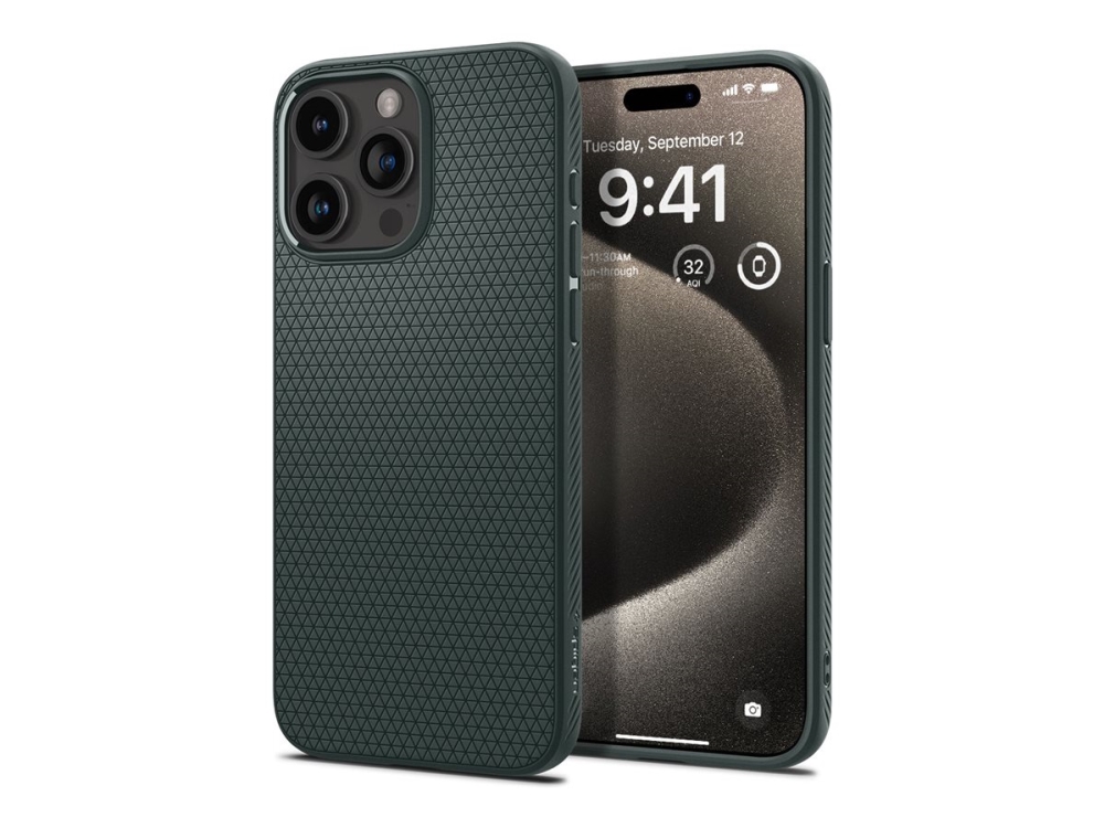 Spigen Acs06564, Cover, Apple, Iphone 15 Pro Max, 17 Cm (6.7"), Grün