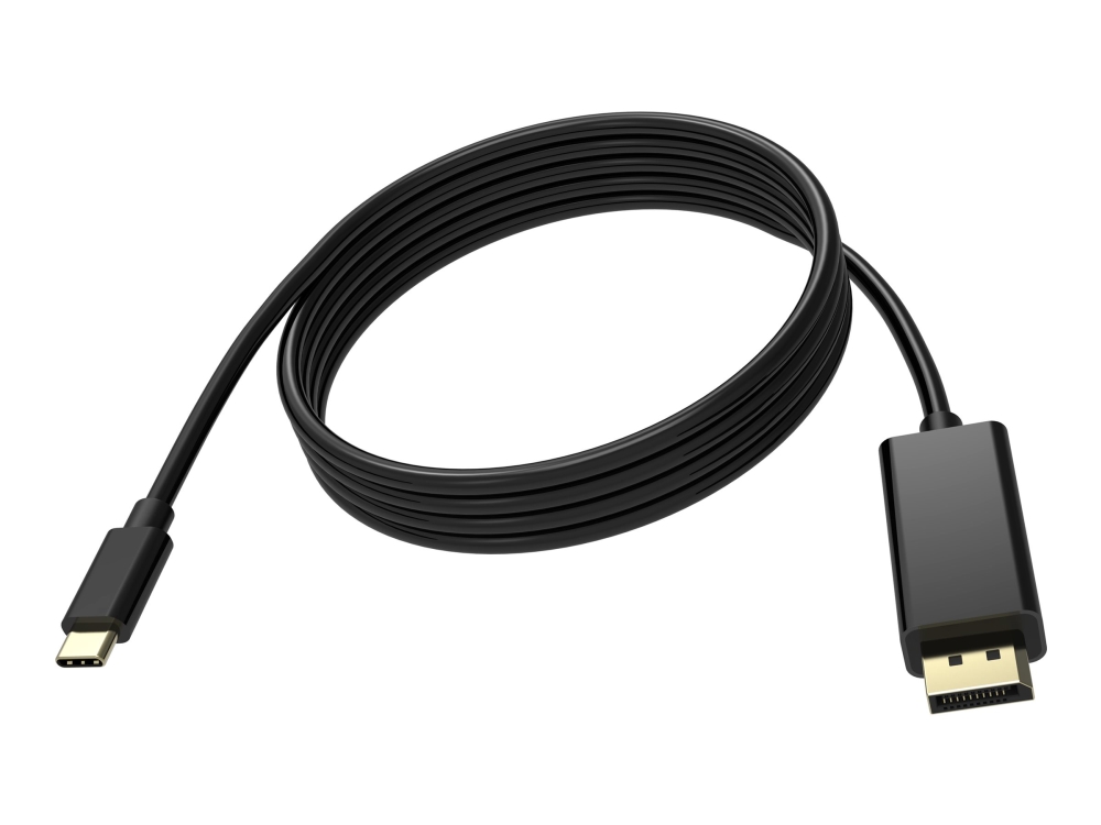 Vision - Adapterkabel - Usb-C (Han) Til Displayport (Han) - Usb 3.1/ Usb 3.2 - 2 M - 8K60 Hz Support - Sort