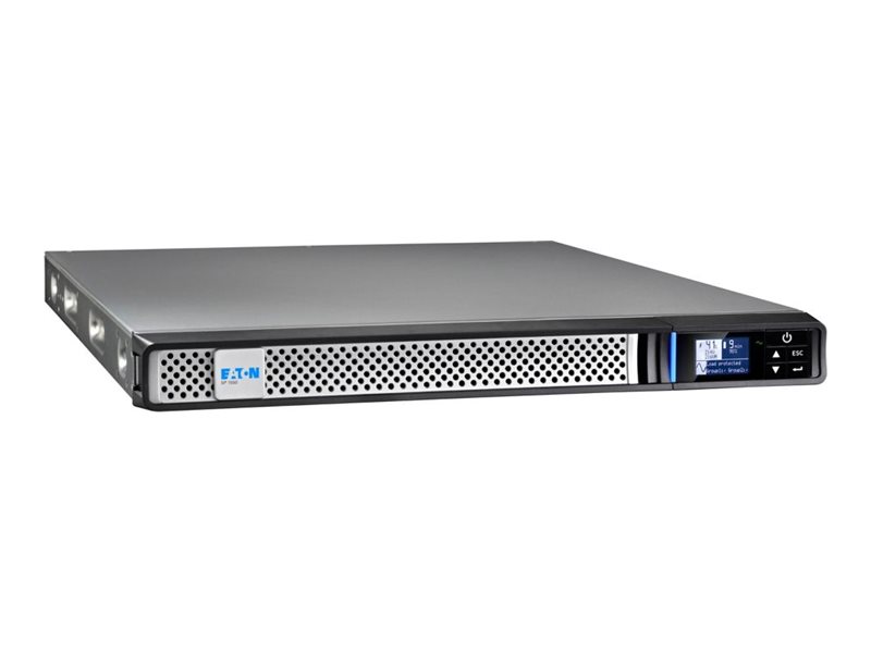 Eaton 5P 1150iR - Gen 2 - UPS (kan monteres i rack) - AC 200/208/220/230/240 V - 920 watt - 1150 VA - enkeltfase - ventilregulert blysyre (VRLA) - 9 Ah - RS-232, USB - utgangskontakter: 6 - 1U - 19 - svart/sølv