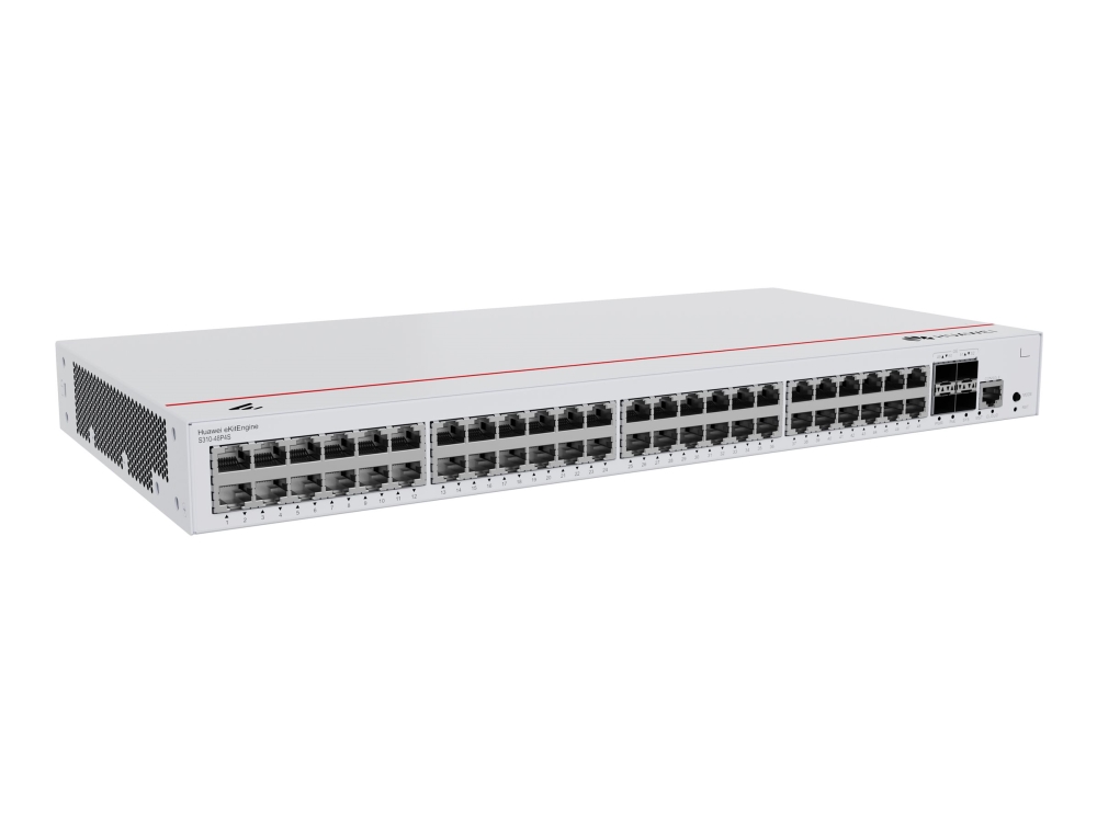 Huawei Ekitengine S310 Series S310 48p4s Switch L2 Administrerad 48 X 10/100/1000 Poe 4 X 1 Gigabit Sfp Sida Till Sida Luftflöde Ra