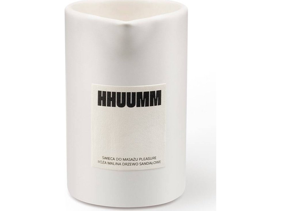 Hhuumm Massage Pleasure Candle - Rose Hindbær Sandeltræ 100Ml