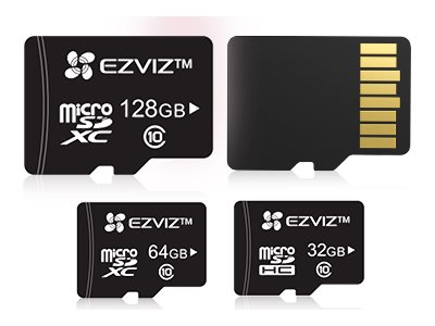 Ezviz Microsd 128 Gb, 128 Gb, Microsdxc, Klasse 10, Uhs-I, 90 Mb/S, 50 Mb/S