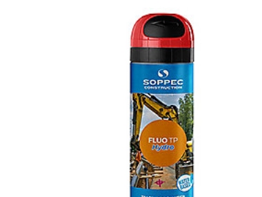 Soppec etikettspray röd 500ml - TP Fluo Hydro, vattenbaserad &amp 20% mindre miljöpåverkan | Verktyg & Verkstad - Handverktyg - Markeringsverktyg | GameStuff