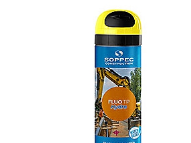 Soppec etikettspray gul 500ml - TP Fluo Hydro, vattenbaserad &amp 20% mindre miljöpåverkan | Verktyg & Verkstad - Handverktyg - Markeringsverktyg | GameStuff