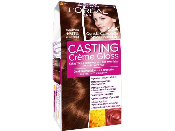 Casting Creme Gloss Cream Coloring No. 554 Fiery Chocolate