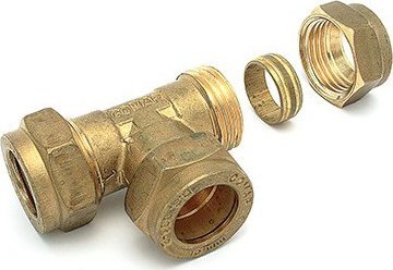 Comap kläm-T (skruvad) 18 JEVCO | VVS Artiklar - Rör & Kopplingar - Rördelar i mässing | GameStuff