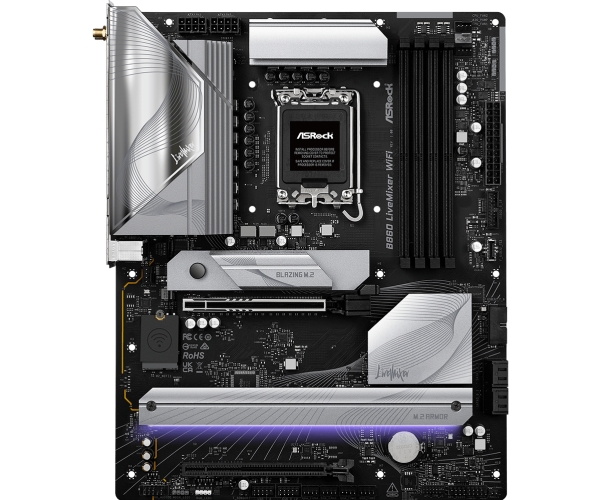 Asrock B860 Livemixer Wifi Lga1851 Ddr5 Atx Mb
