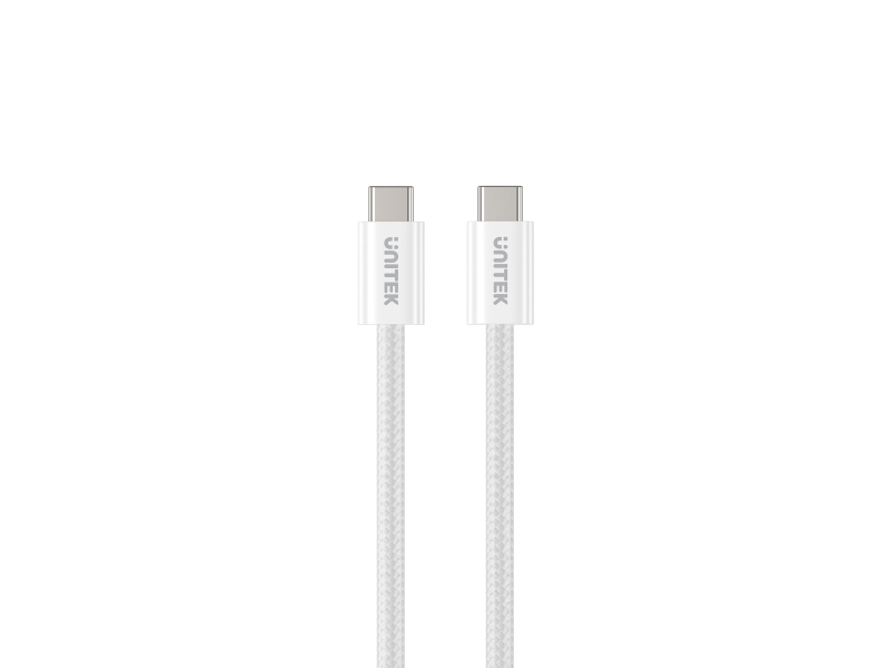 Unitek C14141awh01-1M, 1 M, Usb C, Usb C, Usb 2.0, 0,48 Gbit/Sek., Hvid