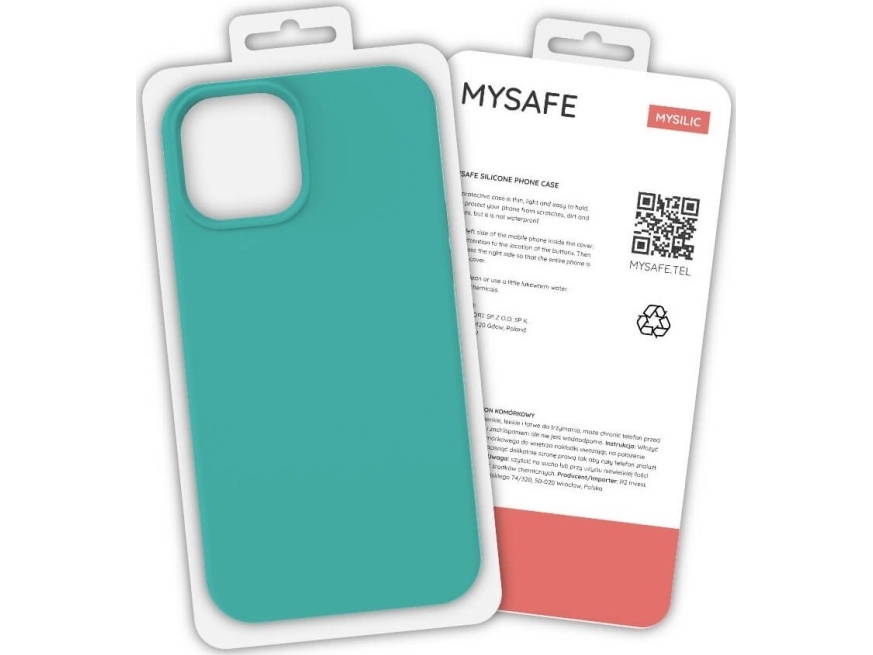Mysafe Mysafe Silicone Case Samsung Galaxy A21s Mint Box