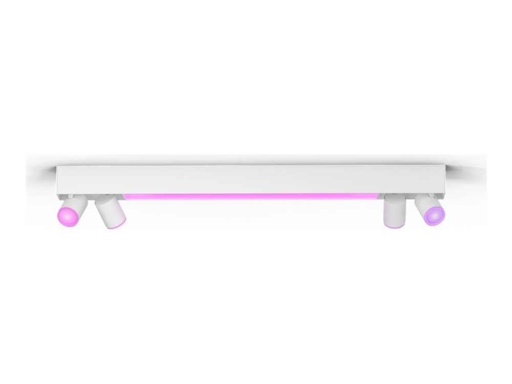 Philips Hue White And Color Ambiance Centris Kit Med Takspotlight Och Ljusskena Led Gu10 Totalt: 40 W Klass G 2000 6500 K Vit