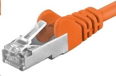 Premiumcord Patchkabel Cat6a S-Ftp, Rj45-Rj45, Awg 26/7 7M Orange