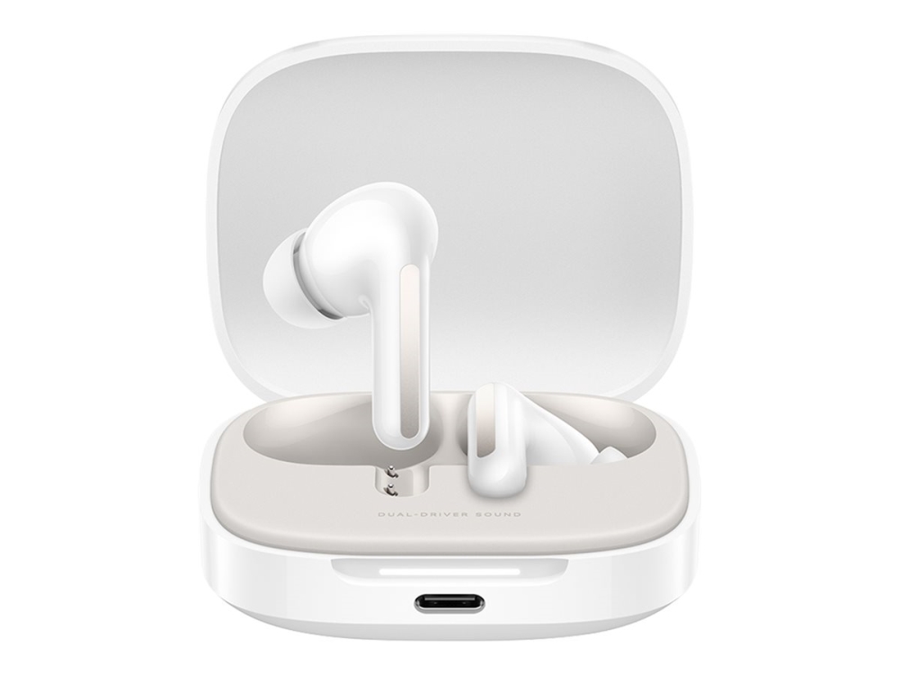 Xiaomi Redmi Buds 6 True Wireless Hörlurar Med Mikrofon Inuti Örat Bluetooth Aktiv Brusradering Molnvit