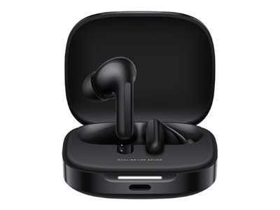 Xiaomi Redmi Buds 6 - Ægte trådløse øretelefoner med mik. - i øret - Bluetooth - aktiv støjfjerning - natsort