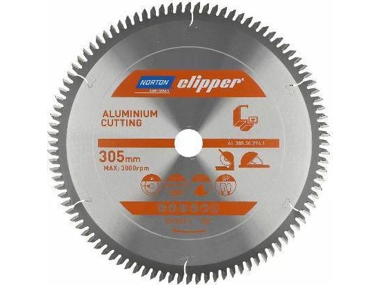 Norton Hjulsav 305Mm X 30Mm X 96Z Aluminium (3.0/2.2)
