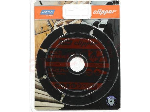 Norton Clipper Tct Skæreskive Anglegrinder Multimaterial 125X22.2