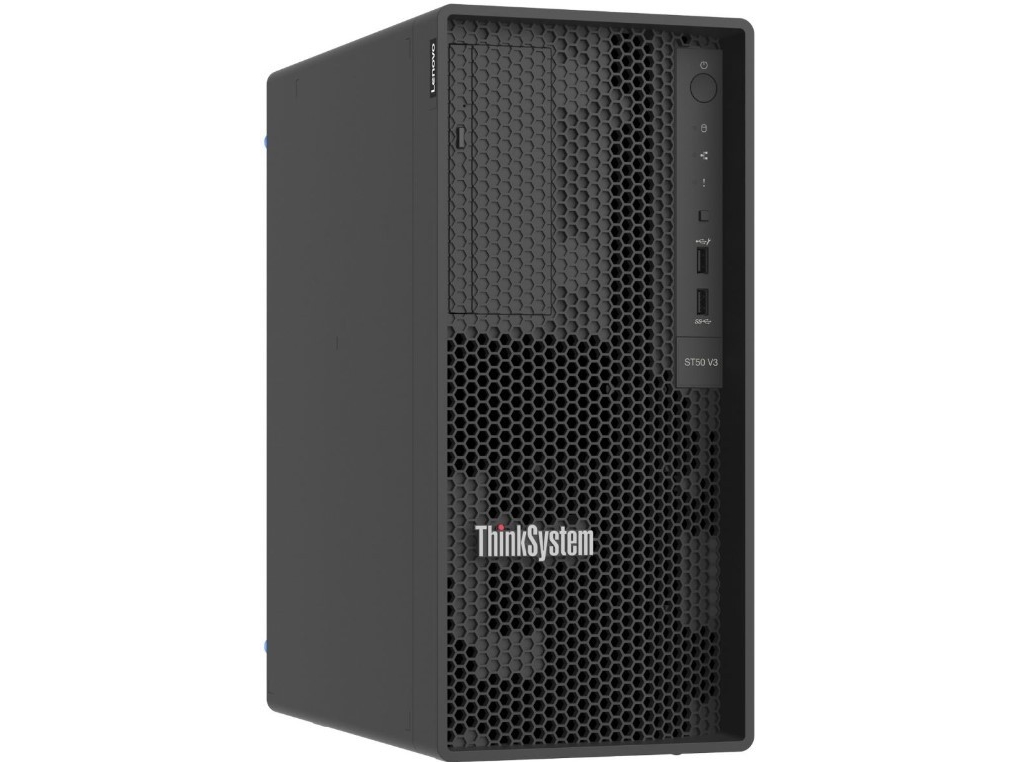 Lenovo Isg St50 V3 Xeon E 2414 4c 26ghz 8mb Cache/55w Sw Raid 2x960gb Micron 5400 Pro Ssd 1x16gb 500w 94 Ingen Dvd 3 År