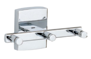 Tesa 40262-00000-00 Klaam Hakenleiste Kleber Chrom (Glänzend)