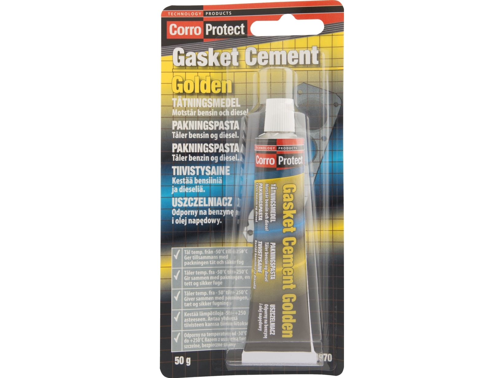 CorroProtect Universal Tætning - Gul - 50 g. | Bilvård & Biltillbehör - Utvändiga utrustning för bilar - Övriga | GameStuff