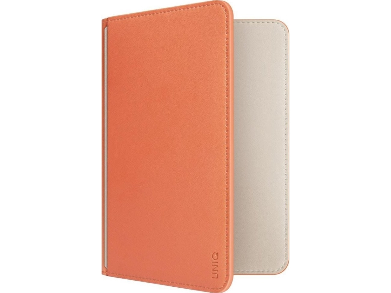 Uniq Belmont Passport Case Rfid Blocking Terracotta Ivory