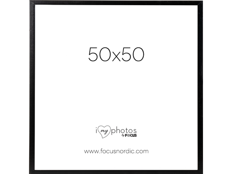 Focus Ramme Soul Svart 50x50 Cm